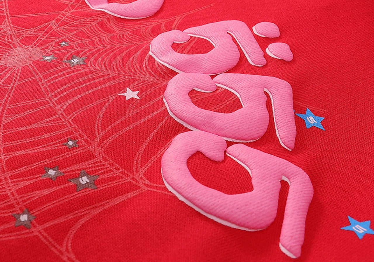 Red and Pink spider hoodie