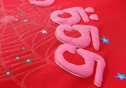Red and Pink spider hoodie