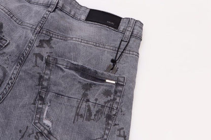 Grey Purple brand jean pants