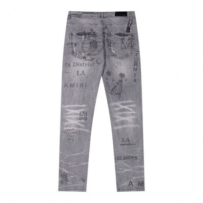 Grey Purple brand jean pants