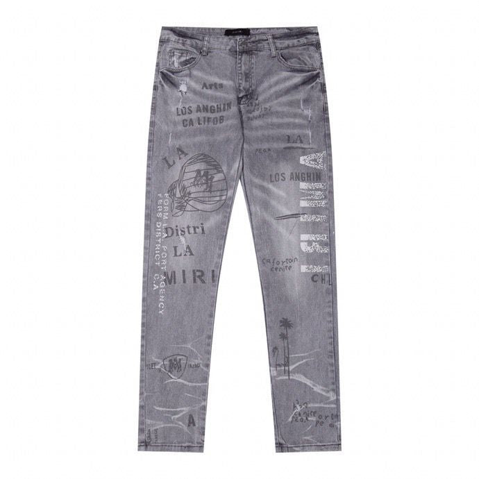 Grey Purple brand jean pants