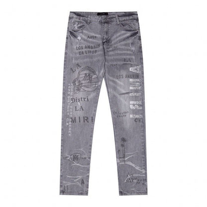 Grey Purple brand jean pants