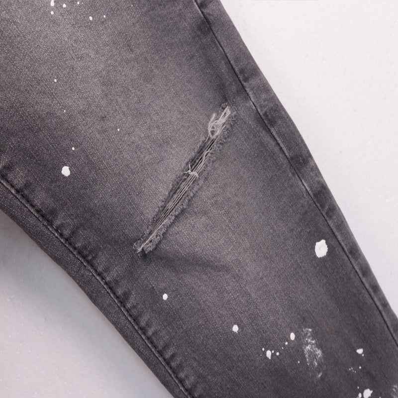 Grey Purple brand jean pants